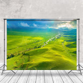 Lofaris Overlooking Magnificent Grassland Scenery Backdrop